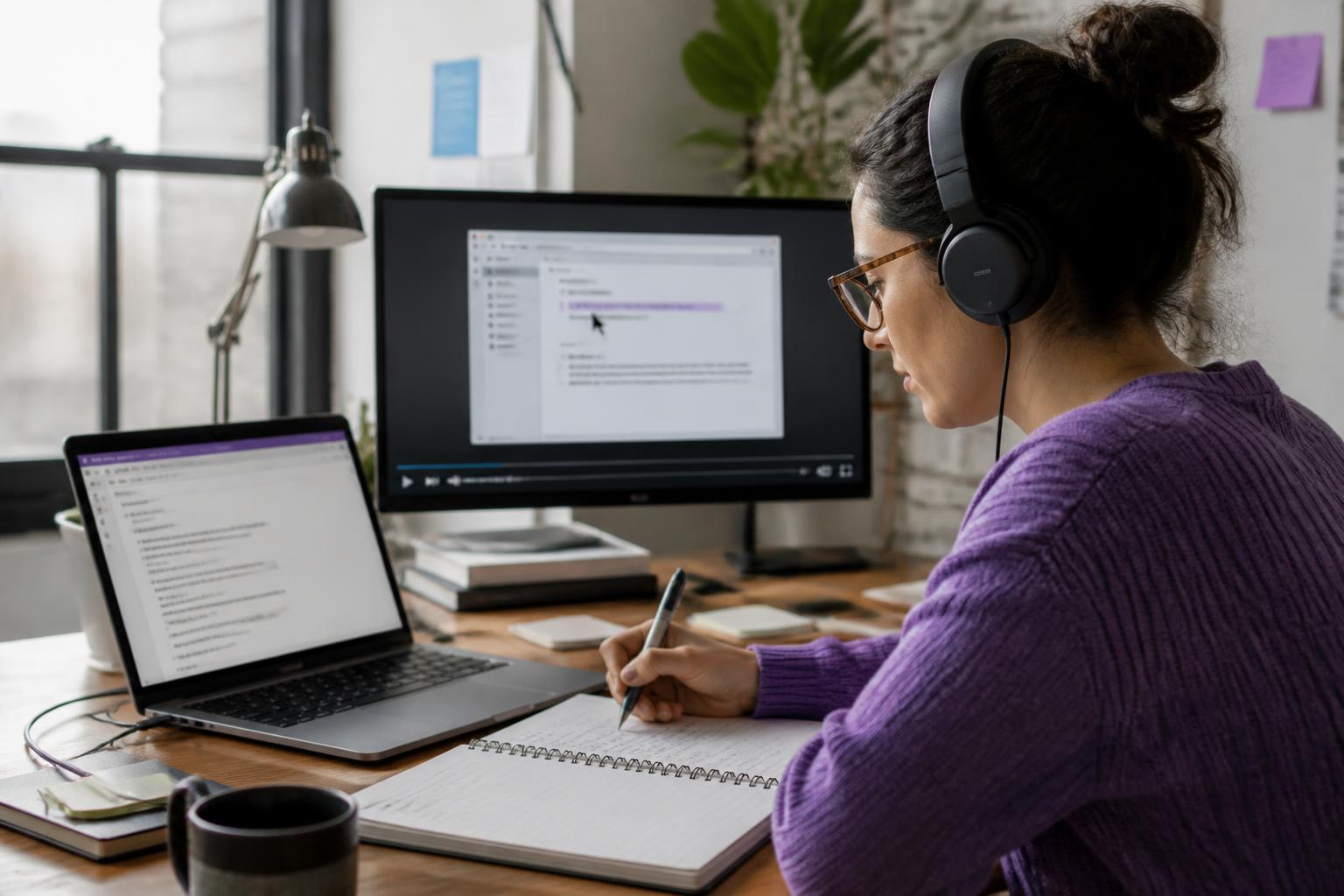 Captions and Transcripts for Accessible Product Walkthroughs